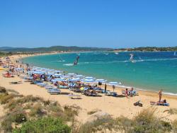 Sardinia - Porto Pollo windsurf beach and kitesurf bay.